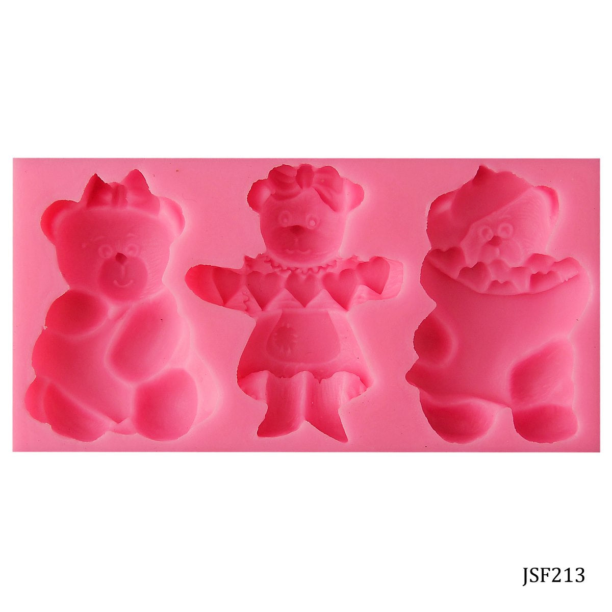 Silicone Mould Birthday Teddy JSF213