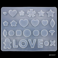 Silicone Mould Flower With Love JB-533-P.