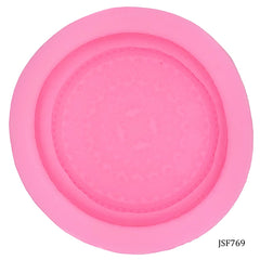 Silicone Mould Round Mandala Design JSF769