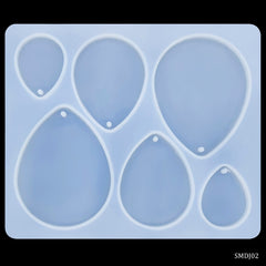 Silicone Mould Diy Jewelry Locket Pendant Drop Shape SMDJ02