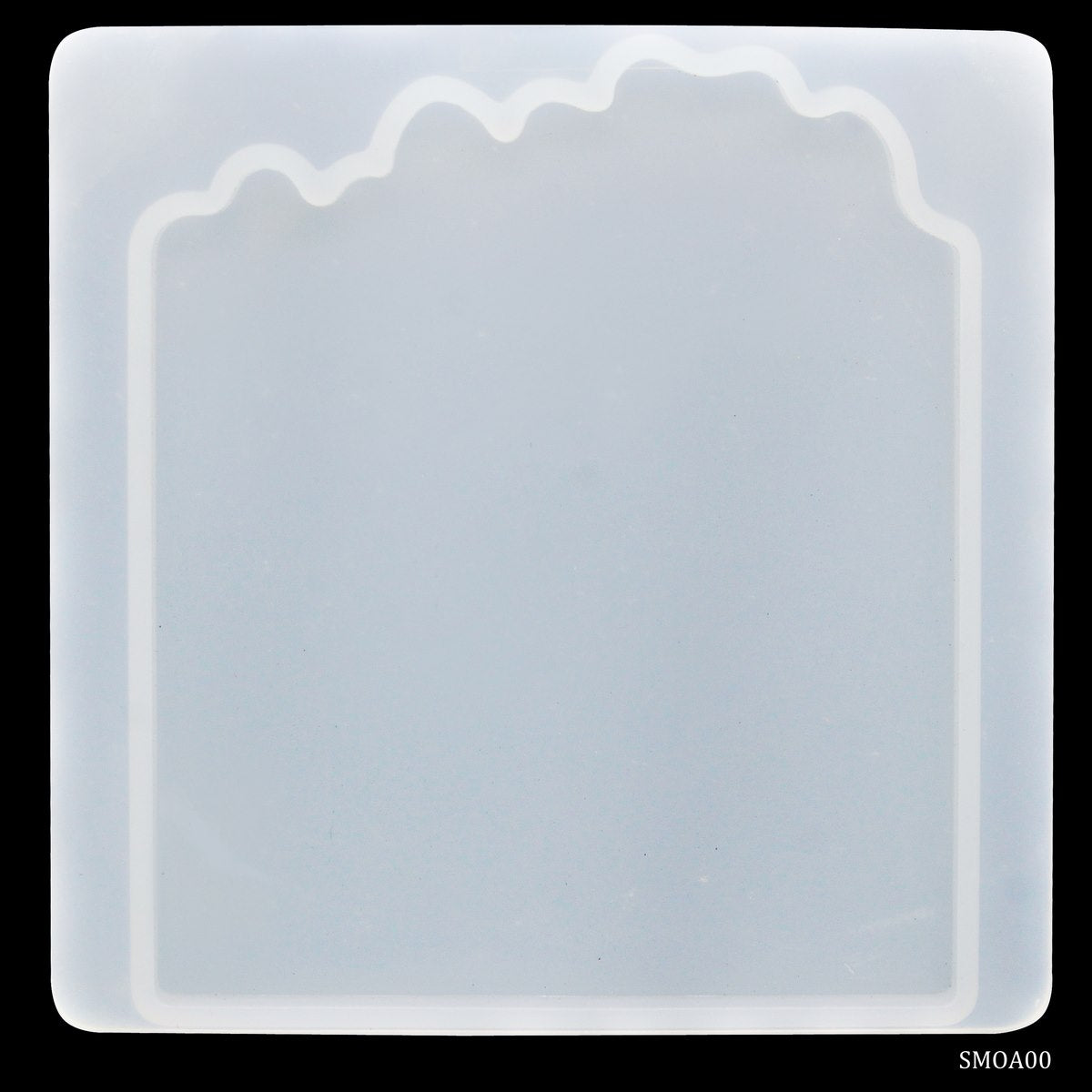 Silicone Mould Agate One Coaster Square SMOA00