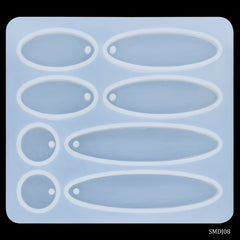 Silicone Mould Diy Jewelry Locket Pendant Geometric SMDJ08