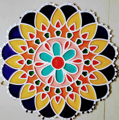 Handmade Resin Rangoli..
