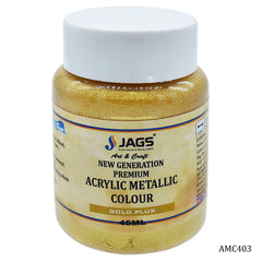 Jags Acrylic Metallic Col 45ML Gold Plus Code 106 AMC403