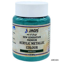 Jags Acrylic Metallic Col 45ML Green Code 508 AMC404