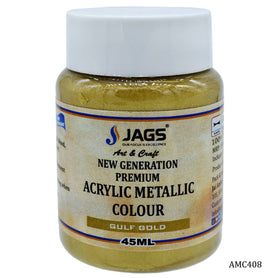 Jags Acrylic Metallic Col 45ML Gulf Gold Code 111 AMC408