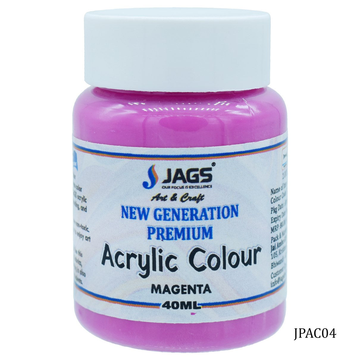 Jags Premium Acrylic Colour Paint Magenta JPAC04  Category : Special Edition