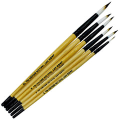 Jags Artist Taklon Brush 6Pcs 2/4/6/8/10/12 Jatb6