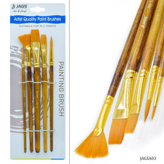 Jags Painting Brush Set Of 5Pcs JAGSA03