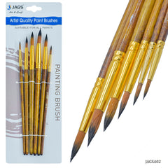 Jags Painting Brush Set Of 6Pcs JAGSA02