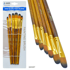 Jags Painting Brush Set Of 6Pcs JAGSA07