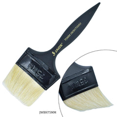 Jags Wash Brush Hog Bristle Black Handle 75MM JWBH75MM
