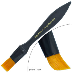 Jags Wash Brush Synthetic Hair Black Handle 12MM JWBHS12MM