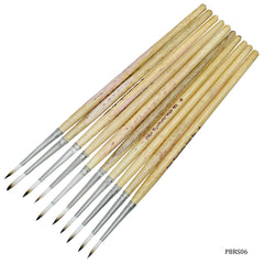 Painting Brush Round Synthetic Hair No 6 PBRS06