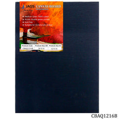 Canvas Board Artist Quality Black 12X16Inch CBAQ1216B