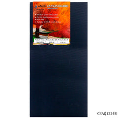 Canvas Board Artist Quality Black 12X24Inch CBAQ1224B