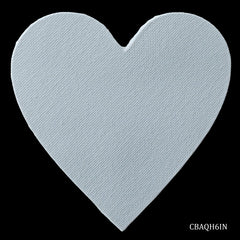 Canvas Board Artist Quality Heart 6inch CBAQH6IN