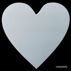 Canvas Board Artist Quality Heart 8inch CBAQH8IN