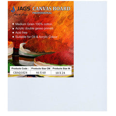 Canvas Board Artist Quality White 18X24 CBAQ1824