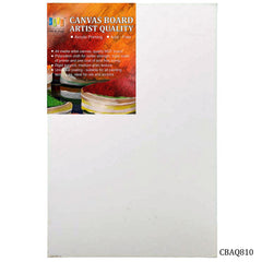 Canvas Board Artist Quality White 8X10Inch CBAQ810