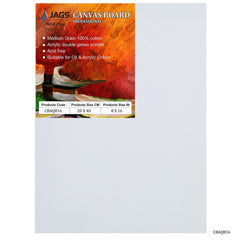 Canvas Board Artist Quality White 8X16 CBAQ816