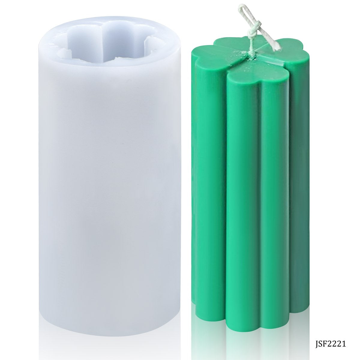 Silicone Candle Molds 3D Cylinder 5.7X11.20 CM JSF2221