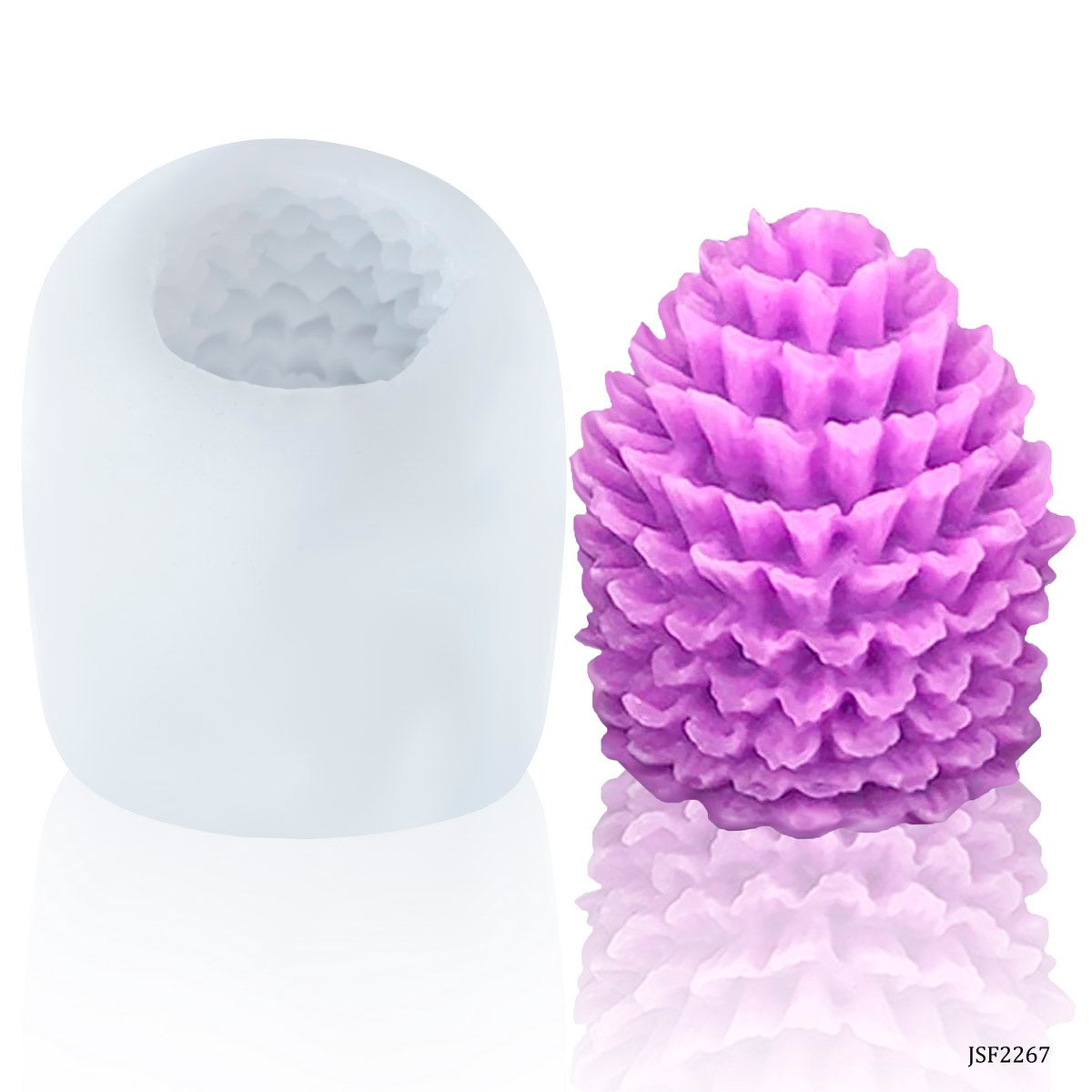 Silicone Candle Molds 3D Cylinder 6.2X7.5CM JSF2267