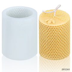 Silicone Candle Molds 3D Cylinder 8.45X7.7CM JSF2265