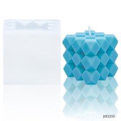 Silicone Candle Molds 3D Cylinder6.3X65.5X6.7CSquare JSF2255