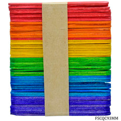 Craft Ice Cream Stick Mini Small Colour 93MM FSCQC93MM