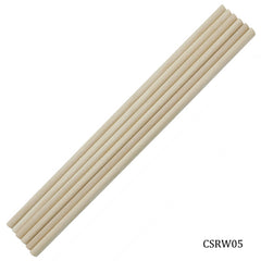 Craft Stick Round 12Inch 6Pcs 8MM Thin CSRW05