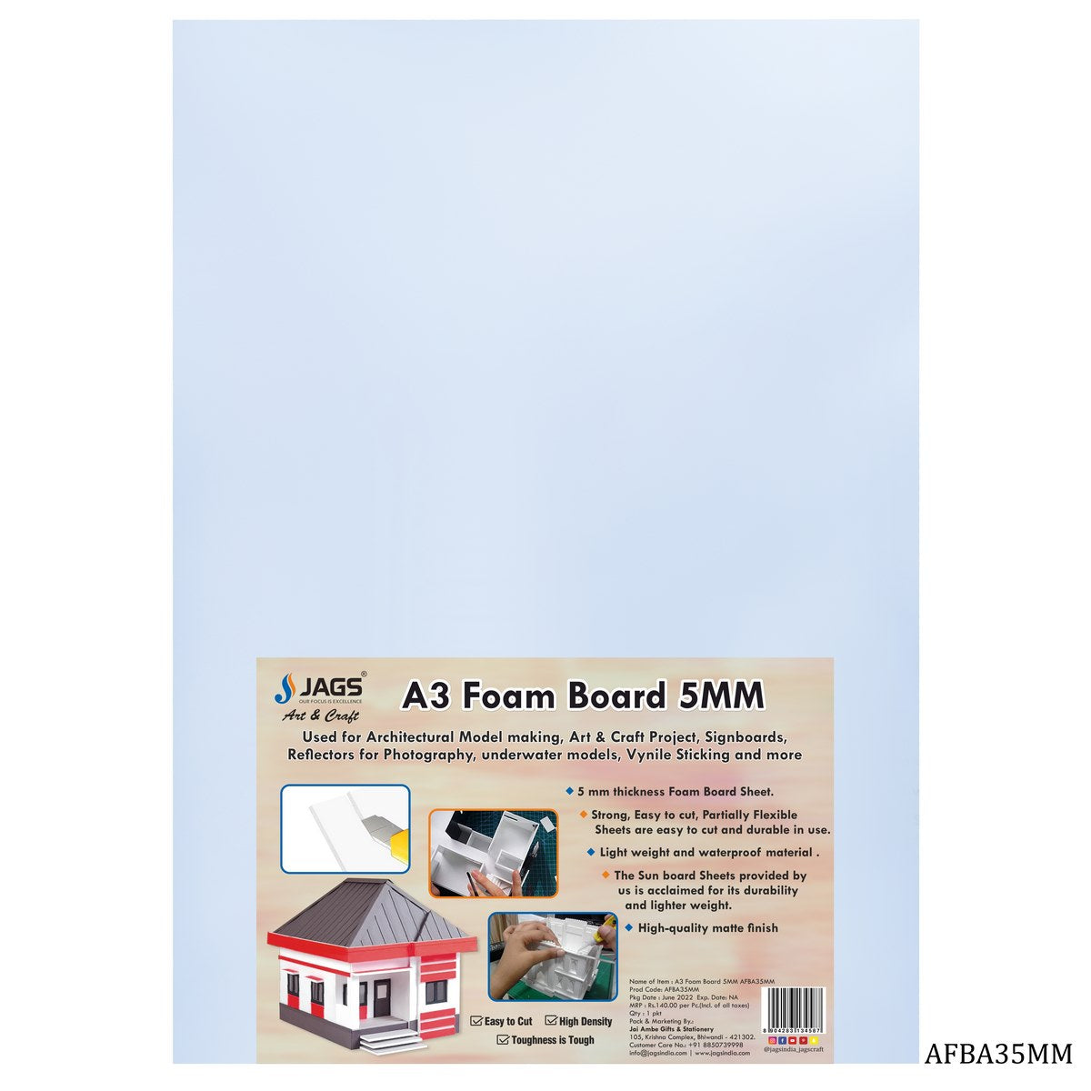 Foam Board 8MM A4 AFBA48MM
