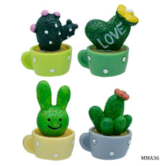 Miniature Model Cactus Set 4Pcs (C0150-6/7/8/9) MMA36