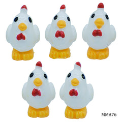 Miniature Model Chicken 5 Pcs (C0847-1) MMA76