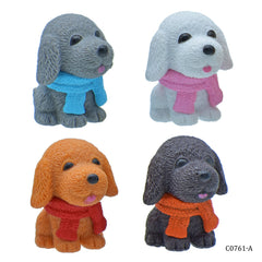 Miniature Model Dog Mix Colour 4Pcs (C0761-1/2/3/4) C0761-A