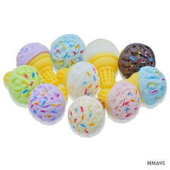 Miniature Model Icecream Cone Set Of 10 Pics MMA95