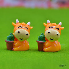 product product product product Miniature Model Kawaii Orange Colour 2Pcs (C0851-2) C0851-F