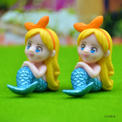 Miniature Model Mermaid 2Pcs (C1106-3) C1106-A