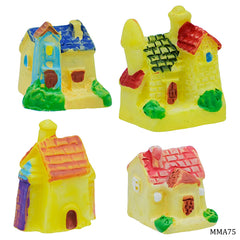 Miniature Model Mini House 4Pc (C0497-1/2/3/4) MMA75