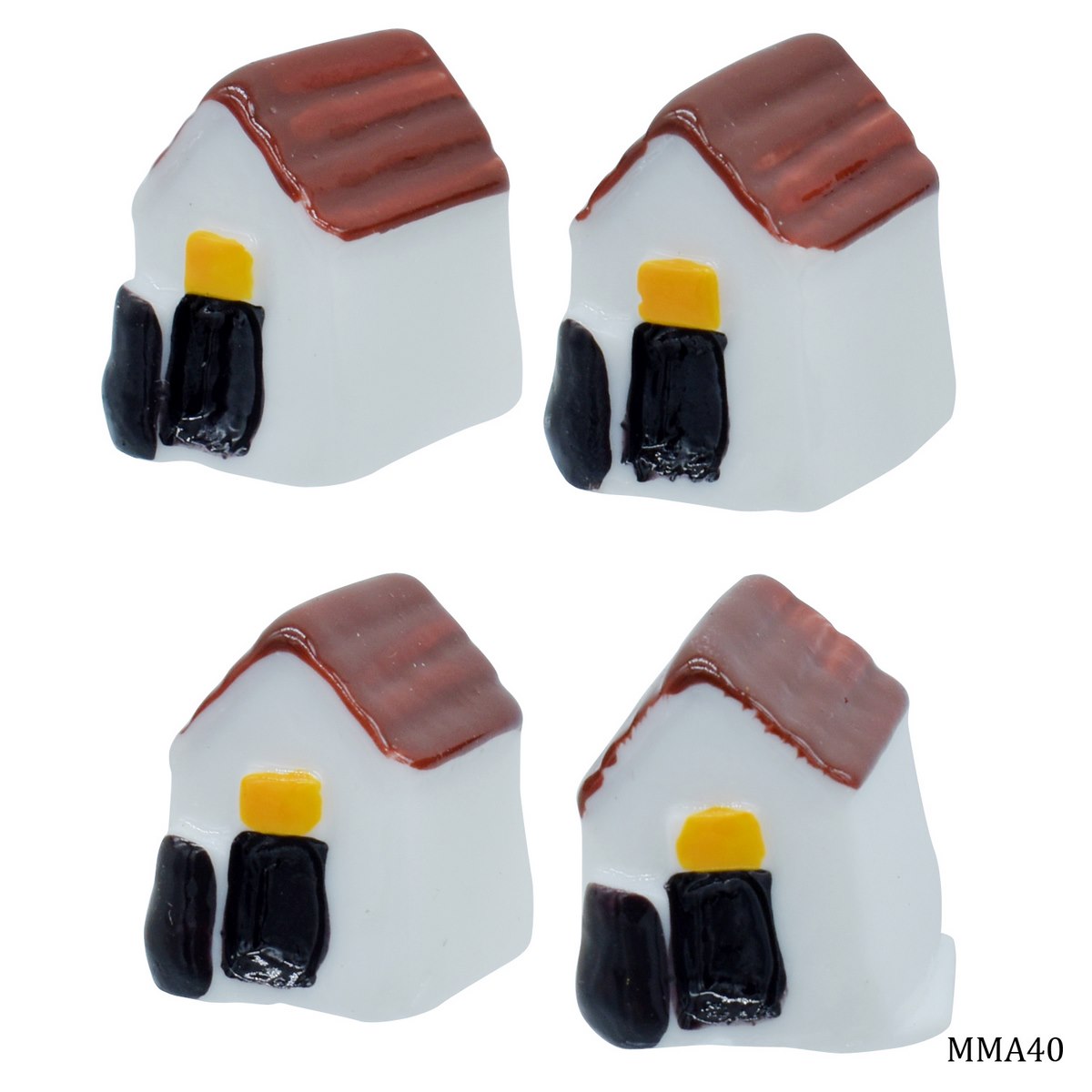 Miniature Model Mini House 4Pcs (C0702-3) MMA40