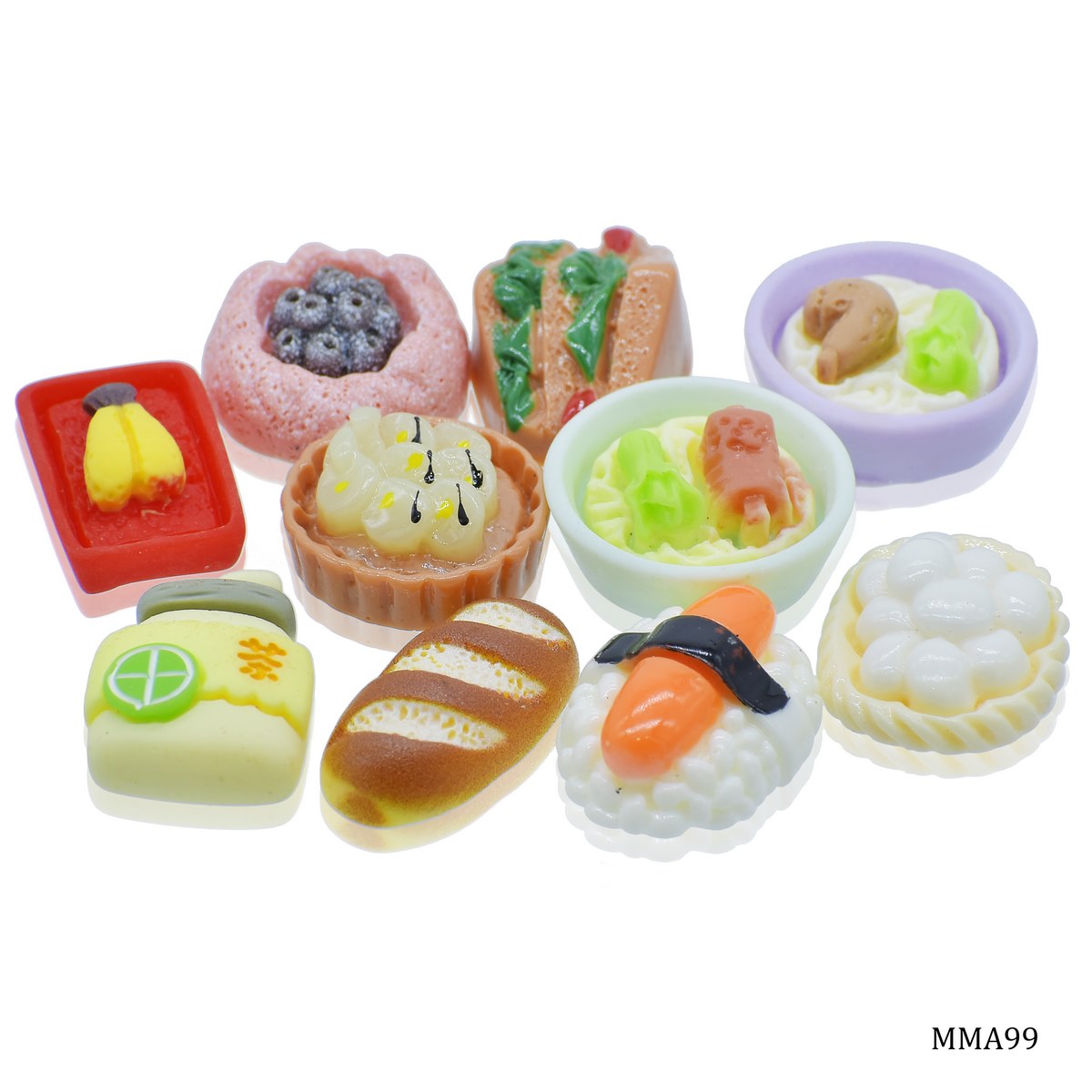 Miniature Model Mix Junk Food Set Of 10 Pics MMA99