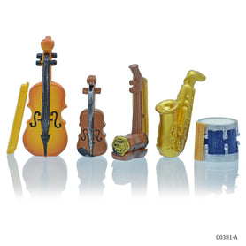 Miniature Model Musical Instrument 5Pcs (C0381) C0381-A