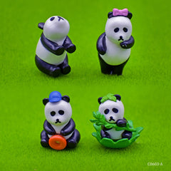 Miniature Model Panda Balck&White4P S(C0603-1/2/3/4) C0603-A
