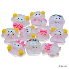 Miniature Model Pink Sheep Set Of 10 Pics MMA100