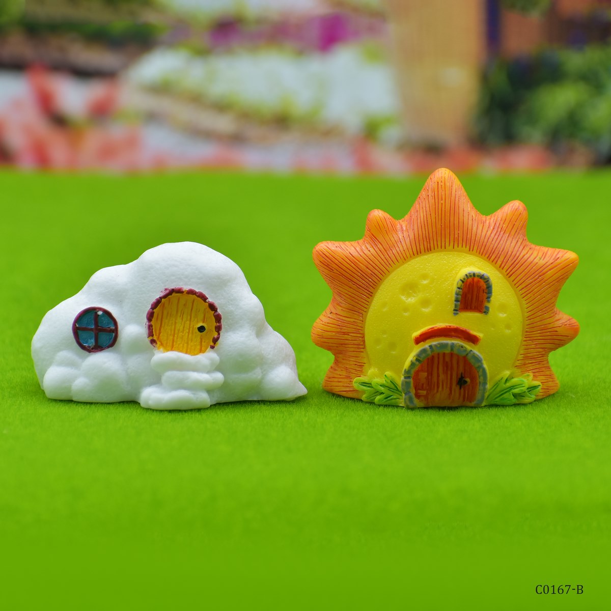 Miniature Model Sun & Cloud 2Pcs (C0167-4/5) C0167-B