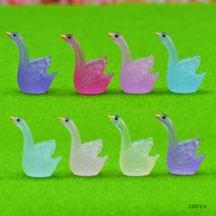 Miniature Model Swans Luminous 8Pcs (C1071) C1071-A