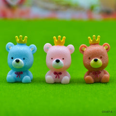 Miniature Model Teady Beer 3Pcs (C0107-1/2/3) C0107-A