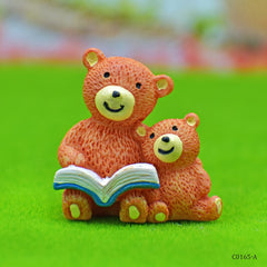 Miniature Model Teddy With Study Set 1Pcs (C0165-9) C0165-A