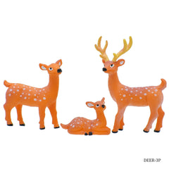 Model Accessories Deer 3Pcs (C0445-1/2/3) DEER-3P