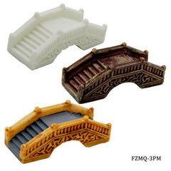 Model Accessories Wooden Bridge 3Pcs (C0827-1/2/3) FZMQ-3PM